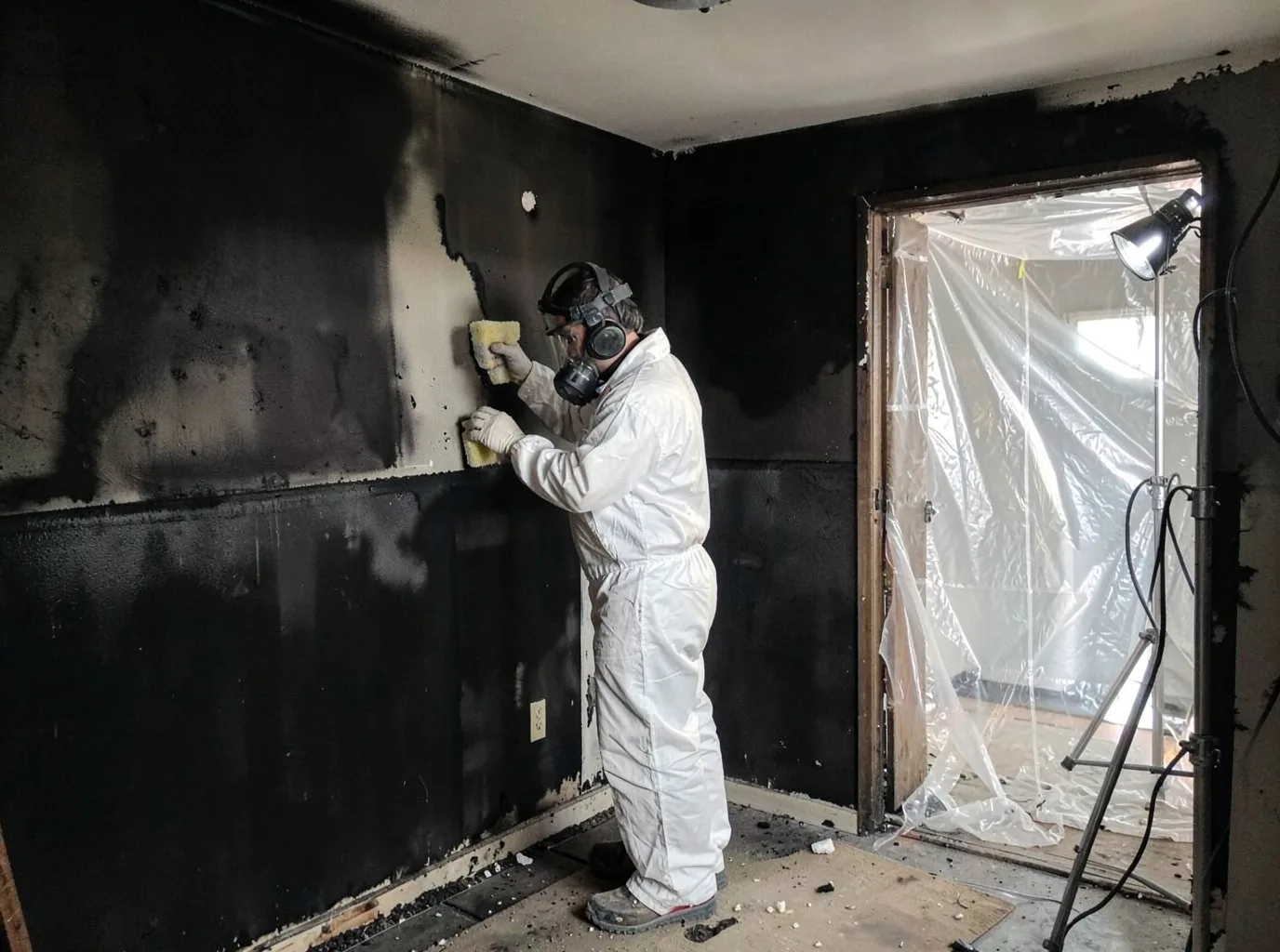 Fire Damage Restoration company in Idlewild, MI